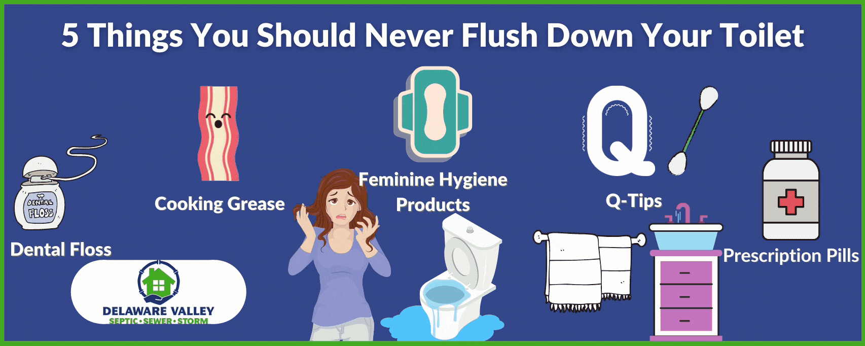 5 Items You Should Never Flush