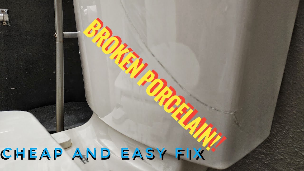 How to Fix a Cracked Toilet Tank