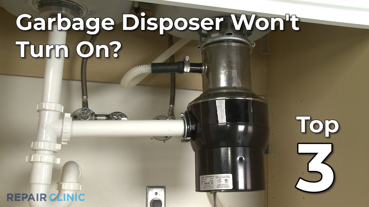 How to Fix Garbage Disposal That Won'T Turn on