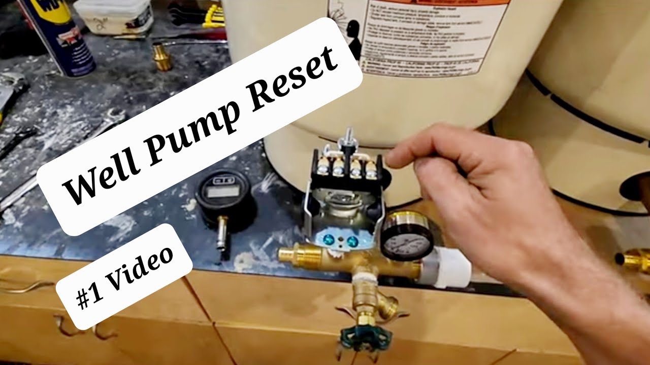 Reset Well Pump Pressure Switch
