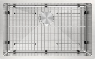ZUHNE Modena 30 Inch Undermount 16-Gauge Stainless Steel Kitchen Sink Set